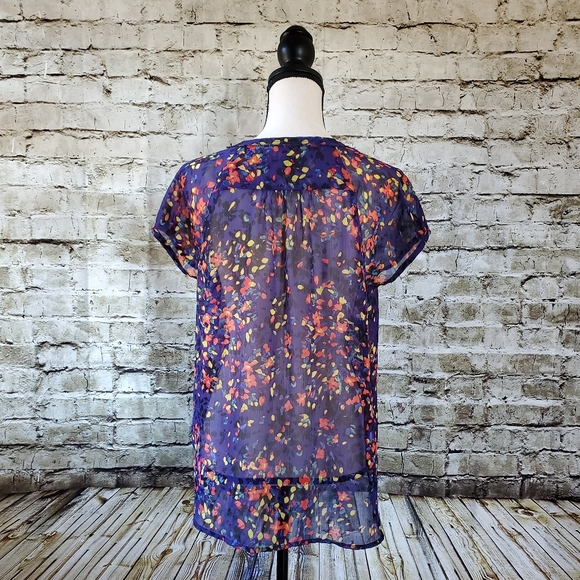 Liz Claiborne sheer blouse - Picture 3 of 7